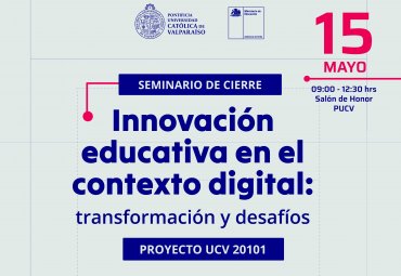 PUCV realizará seminario sobre innovación educativa en el contexto digital