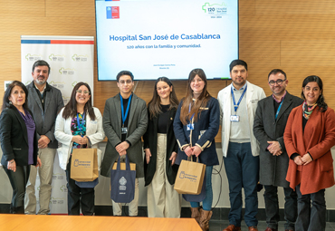 Visita delegación PUCV a Hospital San José de Casablanca
