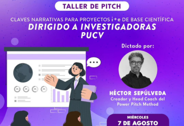 Taller de Pitch: "Claves narrativas para proyectos i+e de base cíentífica"