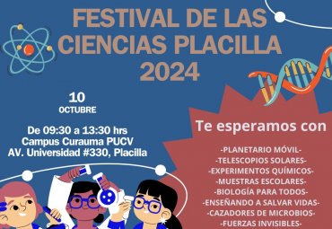 PUCV realizará Festival de las Ciencias FECI Placilla 2024