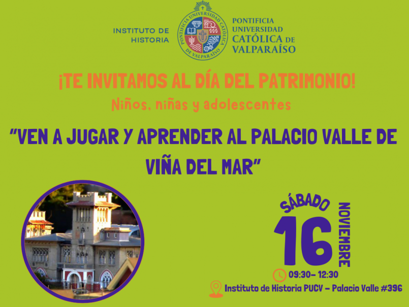 Instituto de Historia invita a Día del Patrimonio