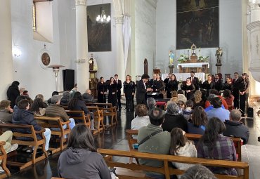 Coro de Cámara ofreció concierto por Mes de la Solidaridad en Iglesia de La Matriz