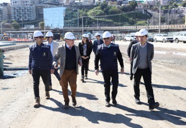Directorio de la Alianza por el Desarrollo visita obras del futuro Parque Barón