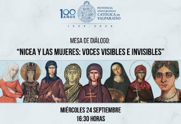 PUCV realizará Mesa de Diálogo: "Nicea y las mujeres"