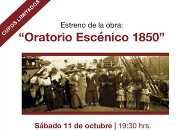 Coro de Cámara PUCV protagoniza estreno de obra sobre la inmigración alemana en Chile