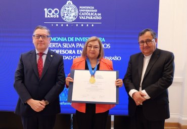 Distinguen a la académica Berta Silva como Profesora Emérita de la PUCV