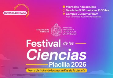 Universidad celebrará 4° edición de Festival de las Ciencias FECI Placilla