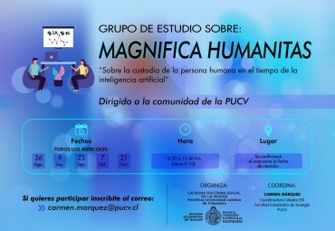 Comienzan sesiones de grupo estudio sobre Carta Encíclica Magnifica