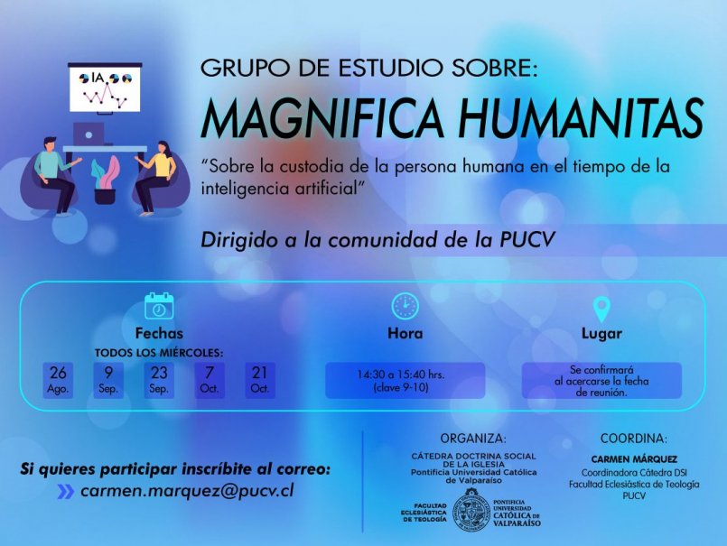 Comienzan sesiones de grupo estudio sobre Carta Encíclica Magnifica