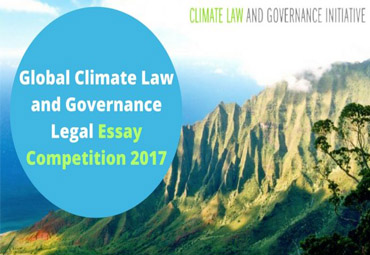 Postulaciones Competencia Mundial de Redacción sobre la Ley y la Gobernanza del Cambio Climático 2017