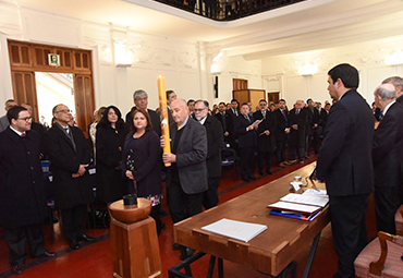 Rector en Claustro Pleno 2019: "Existen grandes desafíos para la construcción de la PUCV del centenario"