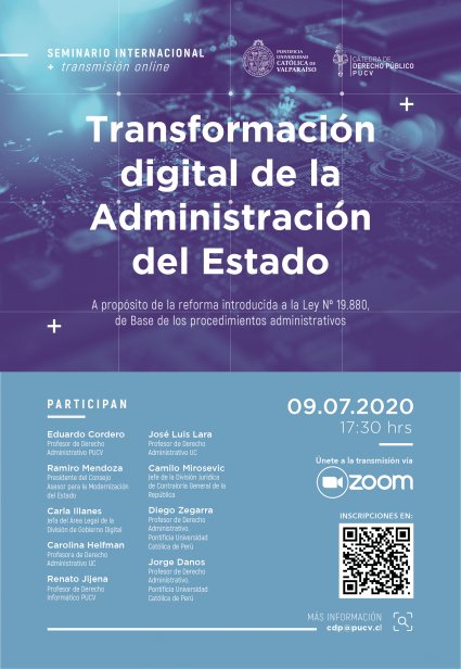Seminario Internacional "Transformación digital de la Administración del Estado"