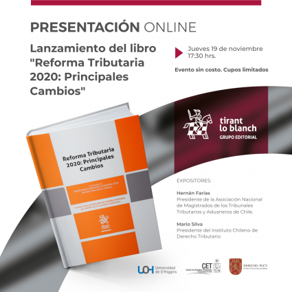 Presentación del libro "Reforma Tributaria 2020: principales cambios" del profesor Álvaro Magasich