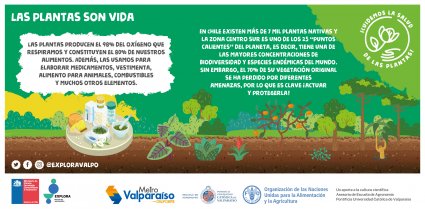 Nuevo contenido científico sobre sanidad vegetal llega a Metro Valparaíso