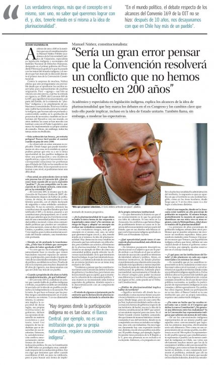 “Sería un gran error pensar que la Convención resolverá un conflicto que no hemos resuelto en 200 años”