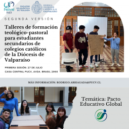 Talleres de formación teológico-pastoral para estudiantes secundarios de colegios católicos de la Diócesis de Valparaíso