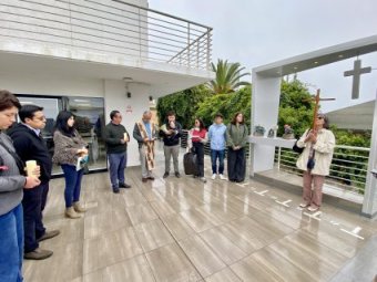 Vía Crucis en Campus Recreo PUCV