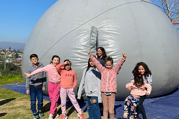 Planetario de la Facultad de Ciencias visita Expo Astronómica y de Ciencias del Marga Marga