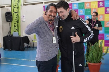 Josué Carvajal Miranda “Mejor Jugador” en Copa Gladiadores: Primera competencia internacional de Goalball en Chile