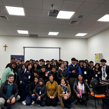 La Pastoral PUCV congregó a más 60 estudiantes en la 1ra Jornada Pastoral para colegios.