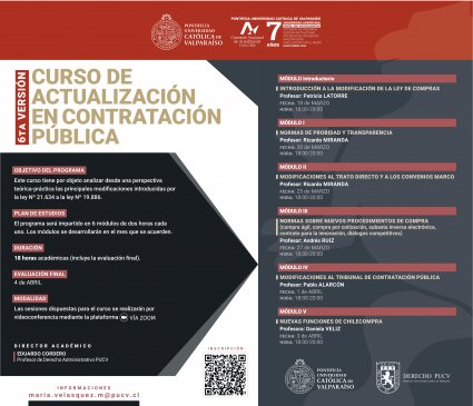 Curso de Actualización en Contratación Pública