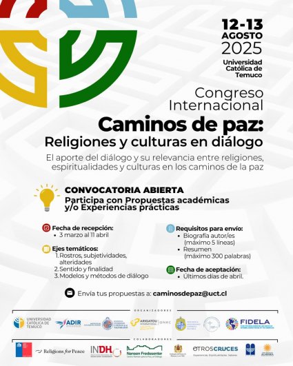 Congreso Internacional "Caminos de Paz: Religiones y culturas en diálogo»