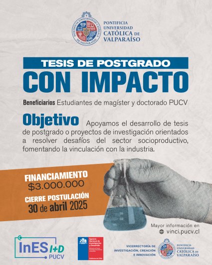 Convocatoria Tesis de Postgrado con Impacto - 2025