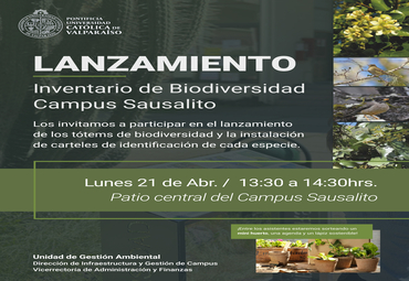 Lanzamiento del Inventario de Biodiversidad del Campus Sausalito