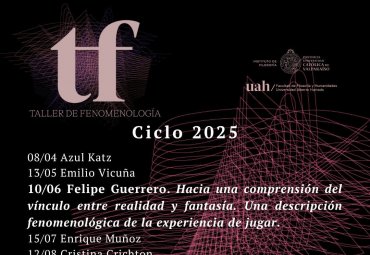Taller de Fenomenología - Tercera sesión ciclo 2025