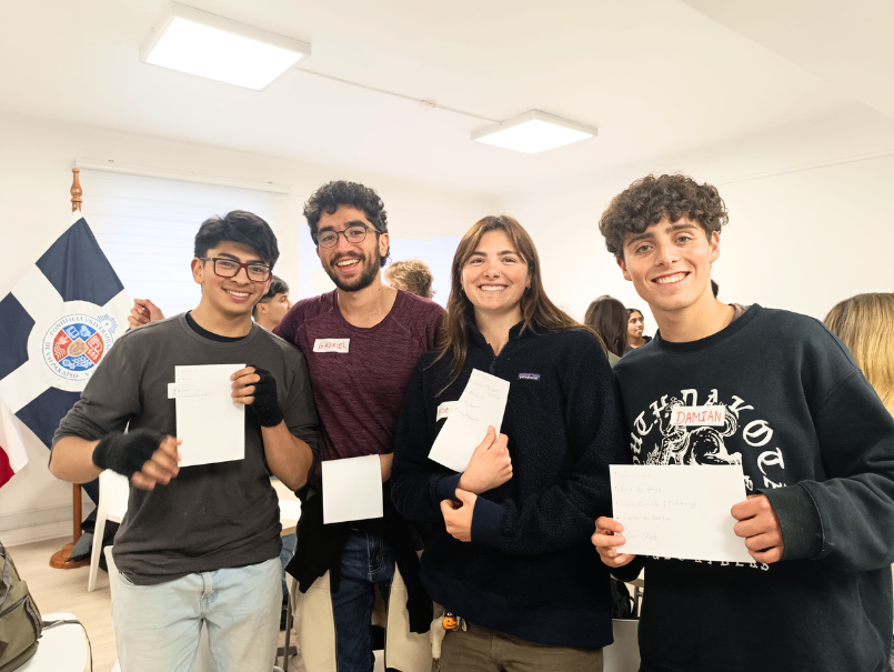 Estudiantes de Núcleo junto a estudiantes de intercambio