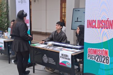 Dirección de Inclusión PUCV se presentó en la Feria Matrícula Anticipada