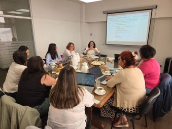 Comisión CAHVDA participó de reuniones de organización del 8M