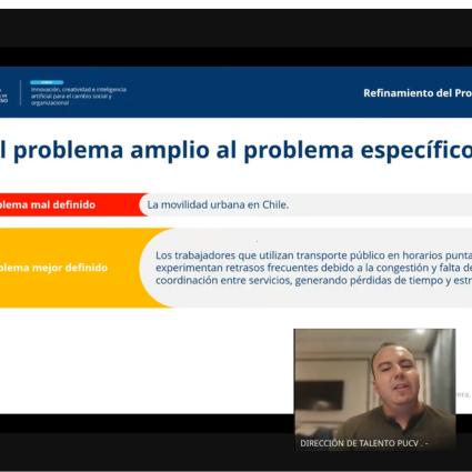 Estudiantes NEAC PUCV se forman en innovación e inteligencia artificial