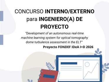 Concurso Interno/Externo para Ingeniero(a) Proyecto, Proyecto FONDEF IDeA I+D 2026