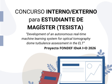 Concurso Interno/Externo para Estudiante de Magister, Proyecto FONDEF IDeA I+D 2026