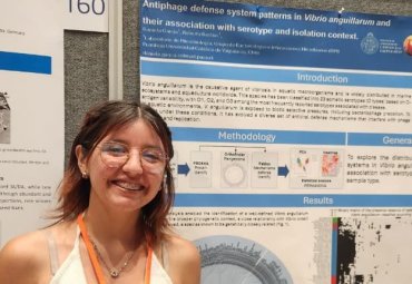 Estudiante de Magíster en Ciencias Microbiológicas realizó su pasantía en Barcelona y participó en congreso en Praga