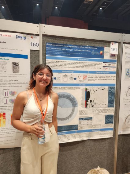 Estudiante de Magíster en Ciencias Microbiológicas realizó su pasantía en Barcelona y participó en congreso en Praga