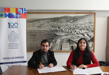 Servicios de Salud Olmué SpA y Escuela de Comercio PUCV firman convenio